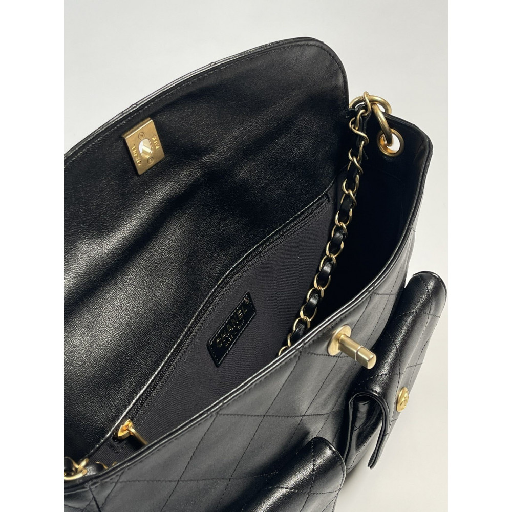 Chanel 24P lambskin Hippie Hobo underarm bag! Chanel 24P lambskin Hippie Hobo underarm bag!