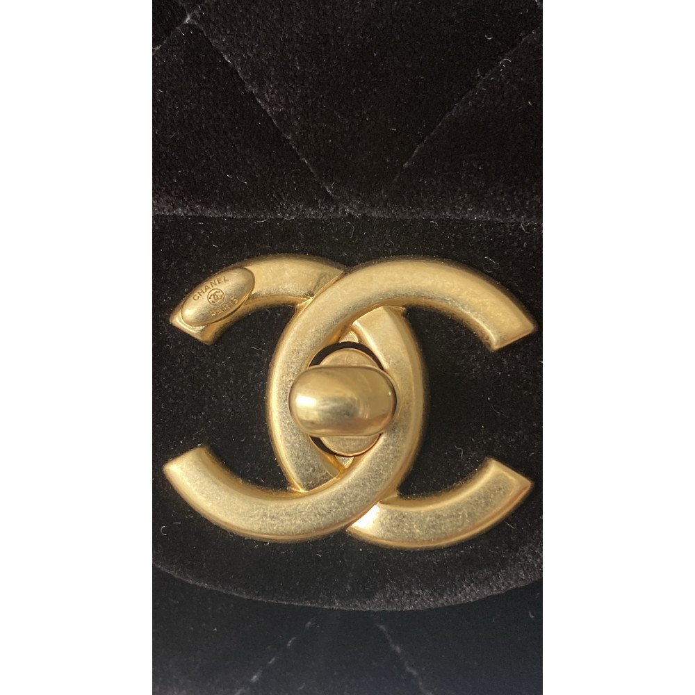 Chanel 25K CF Mini Woven Handle Flap Bag,