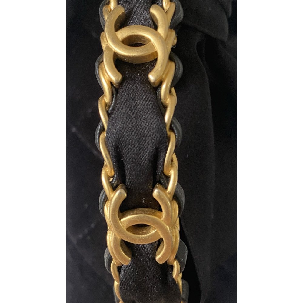 Chanel 25K CF Mini Woven Handle Flap Bag,