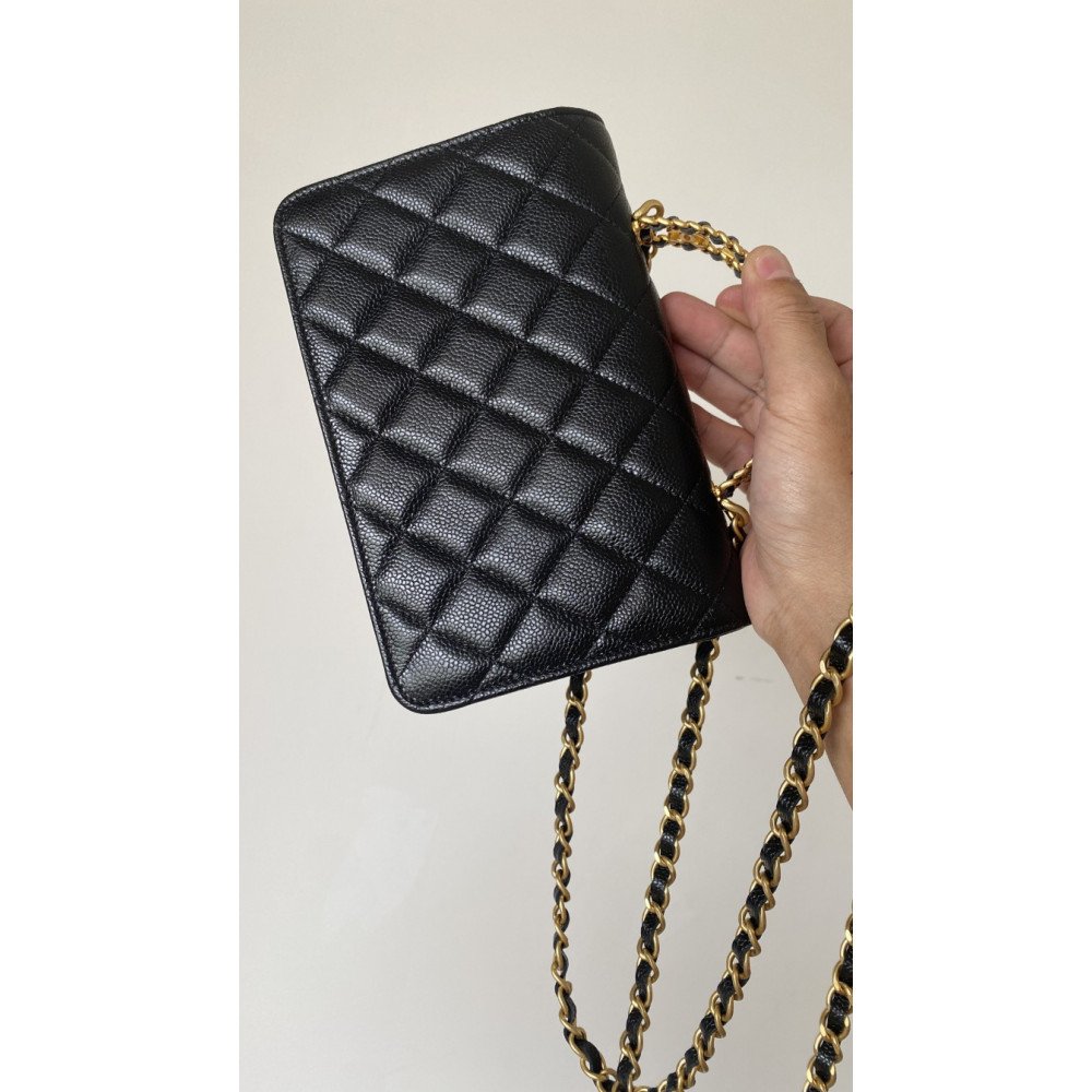 ✨ Chanel WOC Openwork Handle Bag