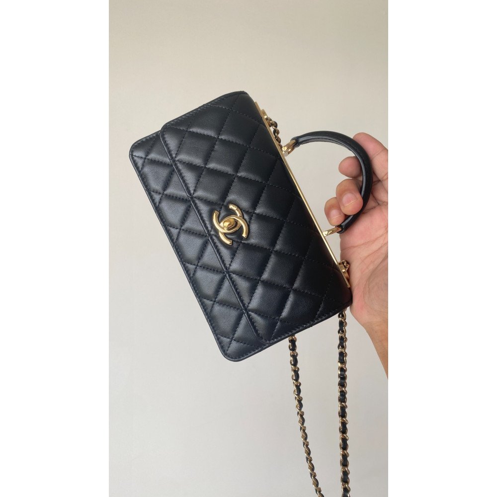 Chanel 24B New Arrival – Trendy CC Handle WOC Bag