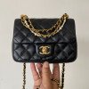 Chanel 24P NEW Pearl Chain Square Boy Bag