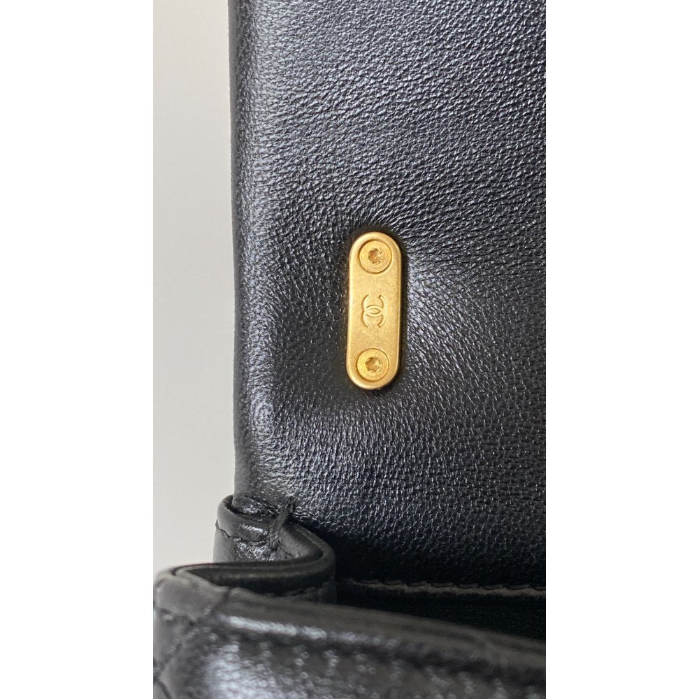 Chanel 24P NEW Pearl Chain Square Boy Bag