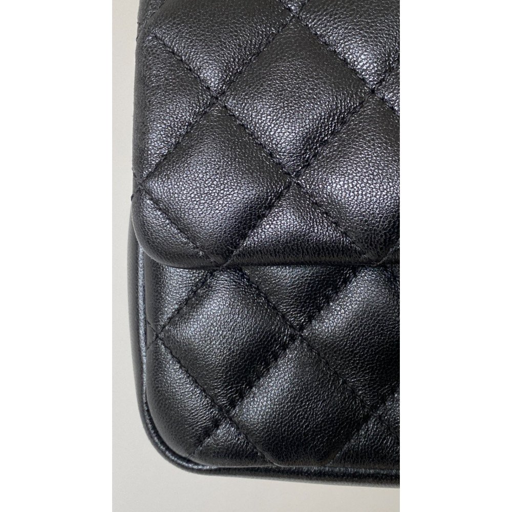 Chanel 24P NEW Pearl Chain Square Boy Bag