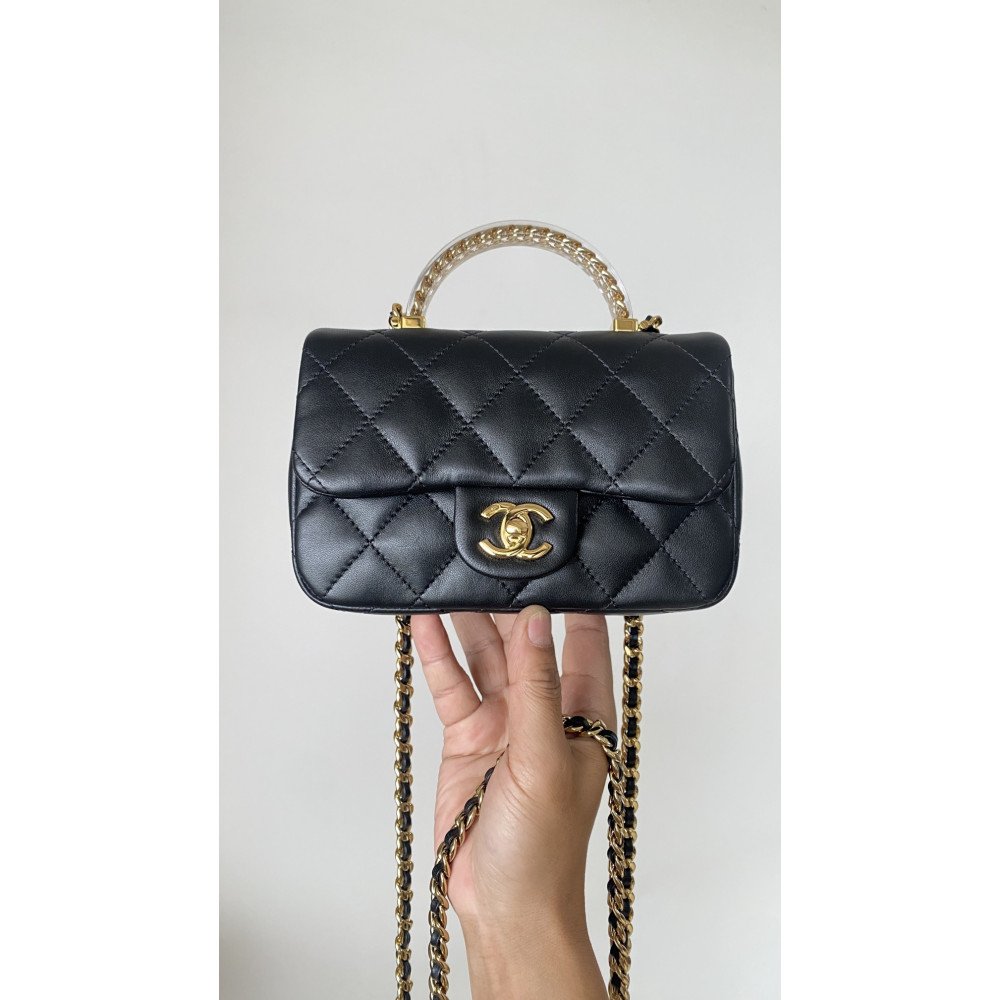 Chanel 24SS CF Mini Flap Handbag!