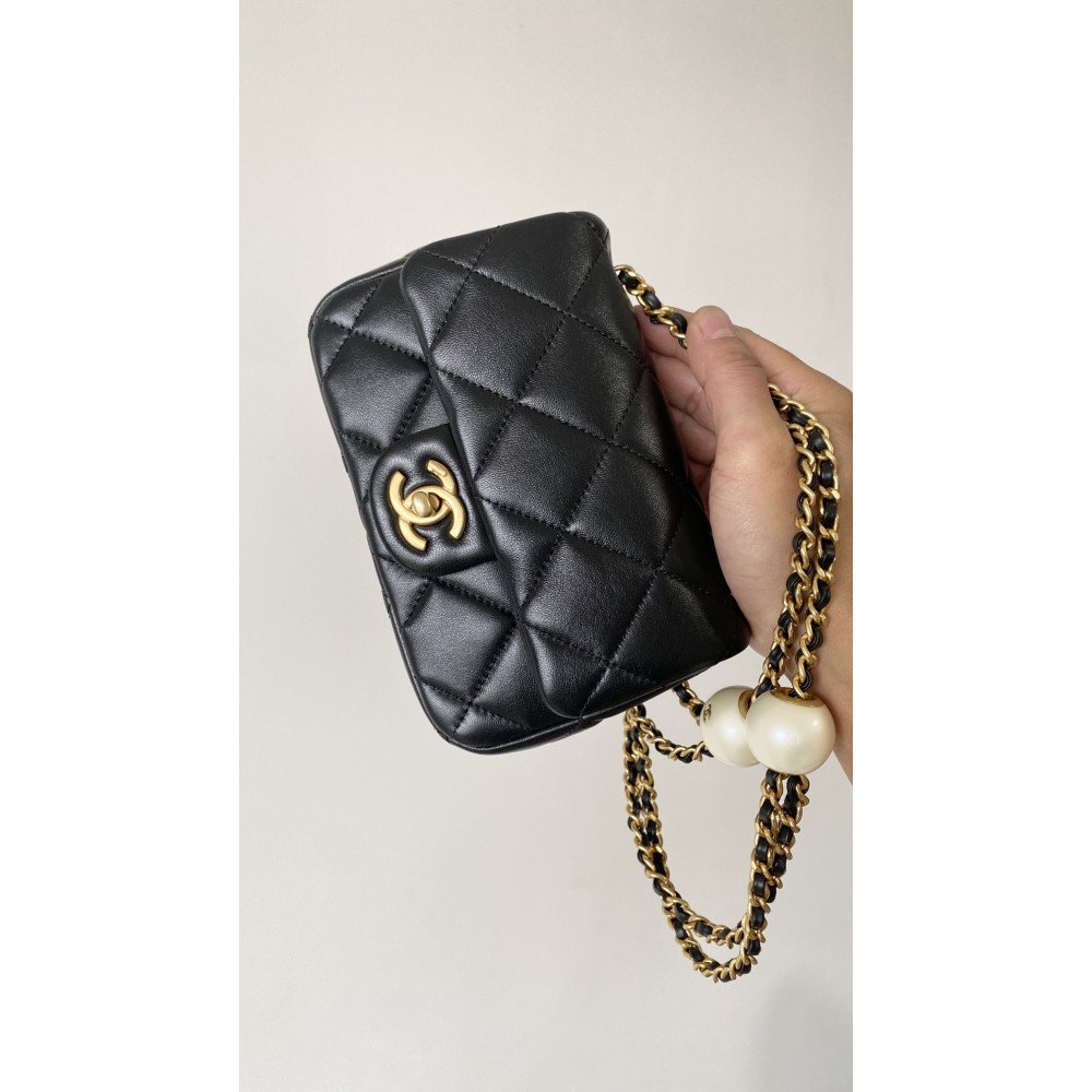 Chanel 24SS new arrival with double pearls! 