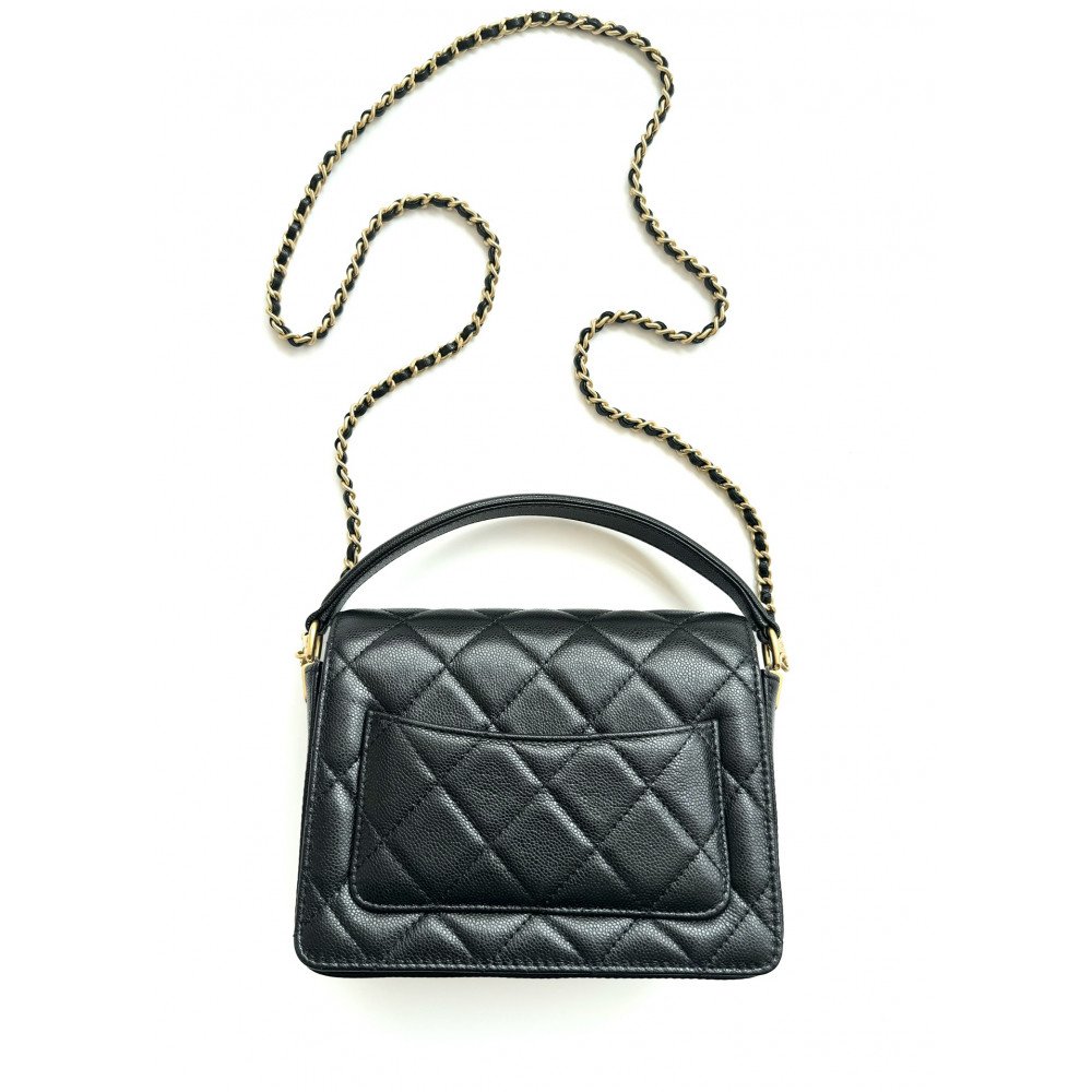 Chanel 24K New CF Handle Top-Handle Bag "Small"! 