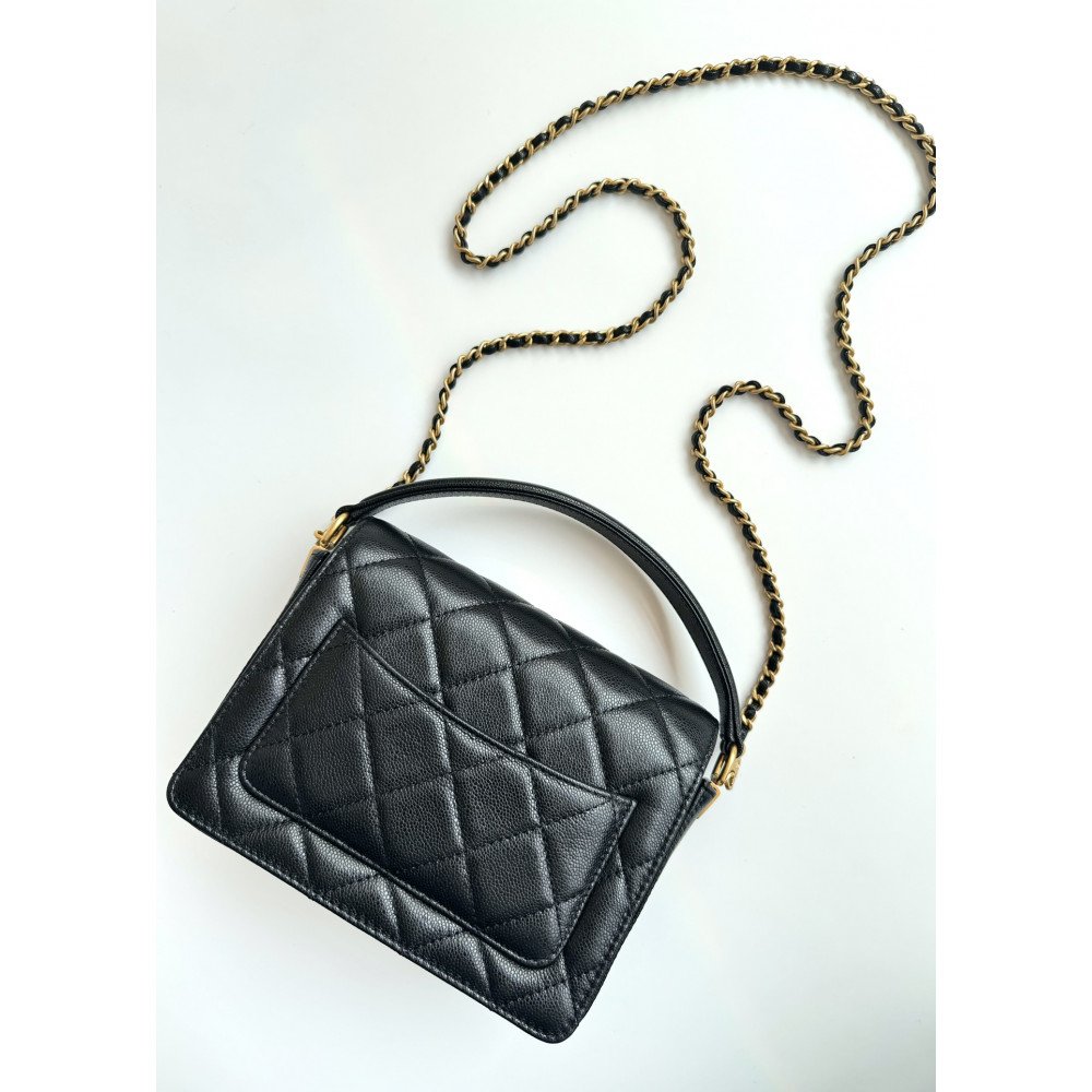 Chanel 24K New CF Handle Top-Handle Bag "Small"! 