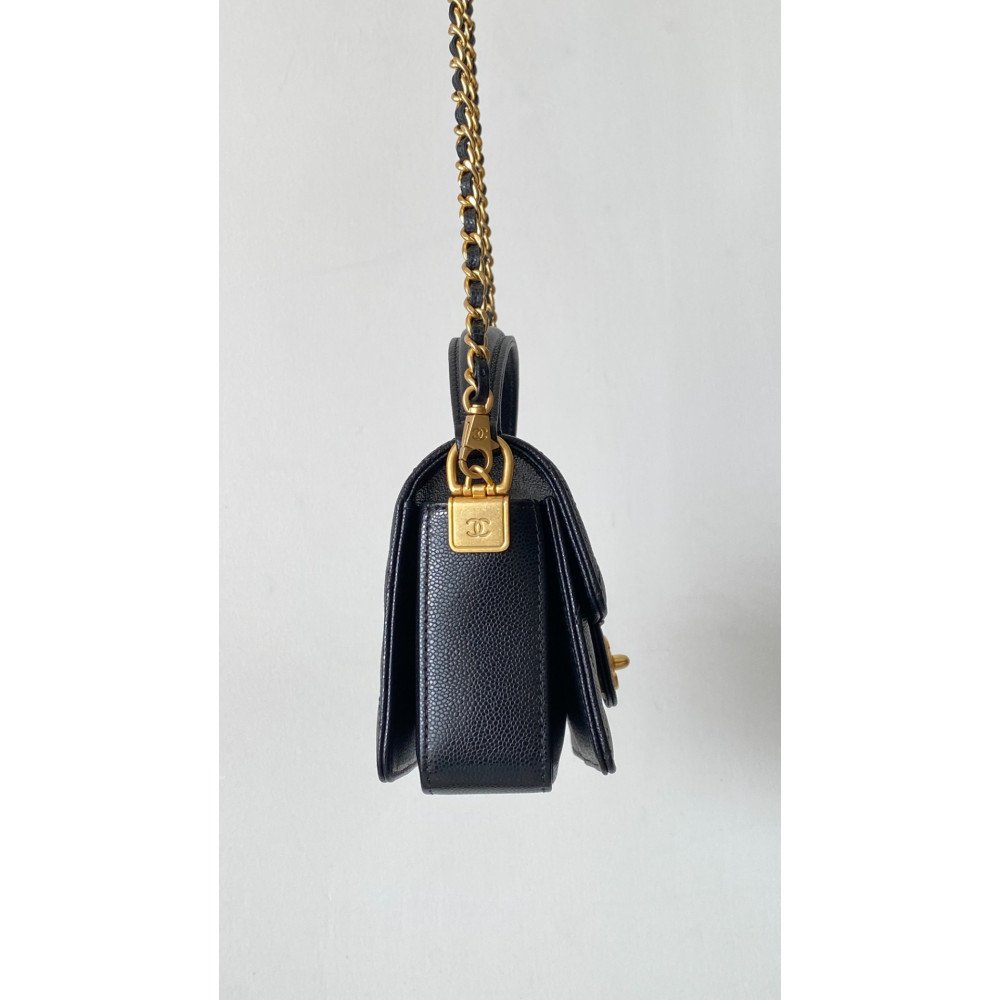 Chanel 24K New CF Handle Top-Handle Bag "Mini"! Chanel 24K New CF Handle Top-Handle Bag "Mini"!