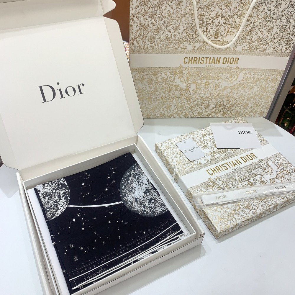 Dior 100% Mulberry Silk 90cm Scarf!  