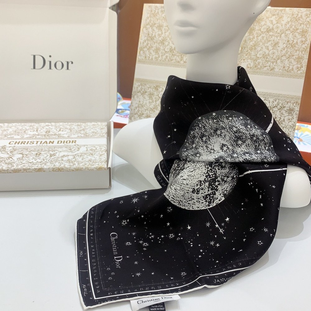 Dior 100% Mulberry Silk 90cm Scarf!  