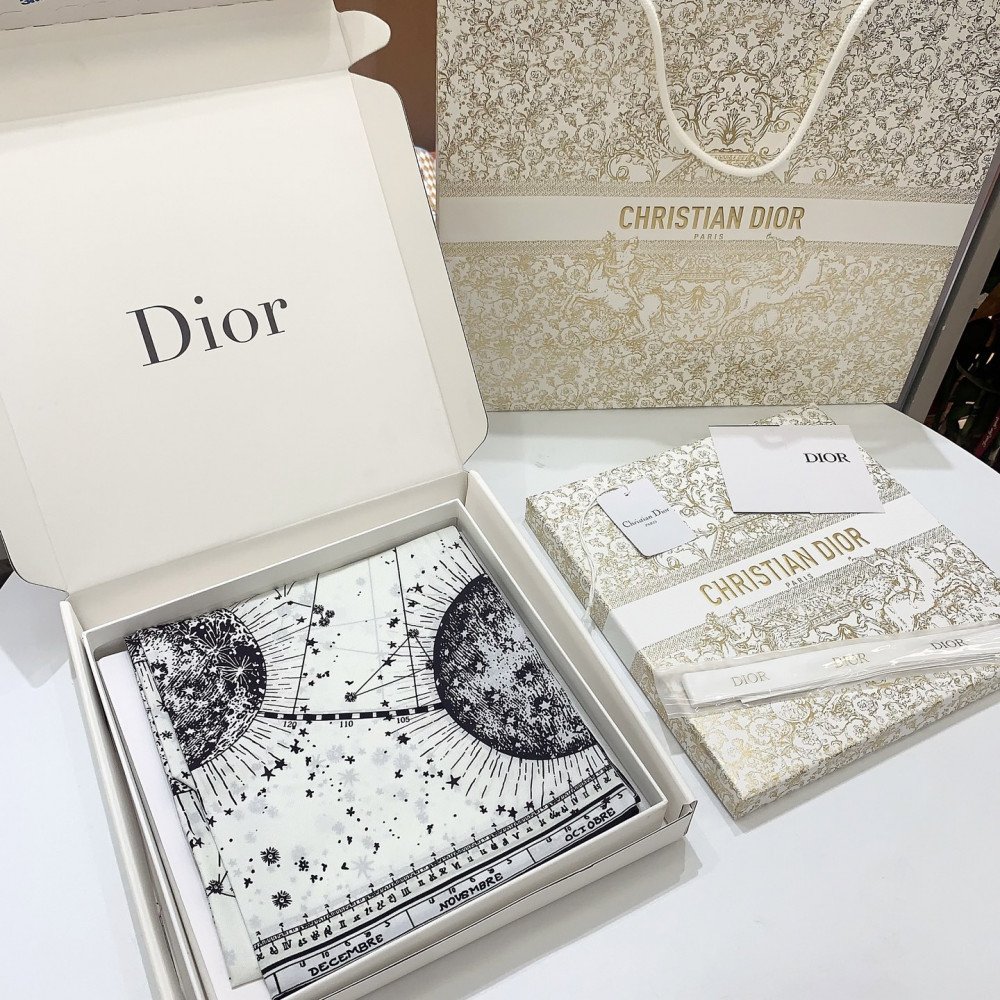 Dior 100% Mulberry Silk 90cm Scarf!  