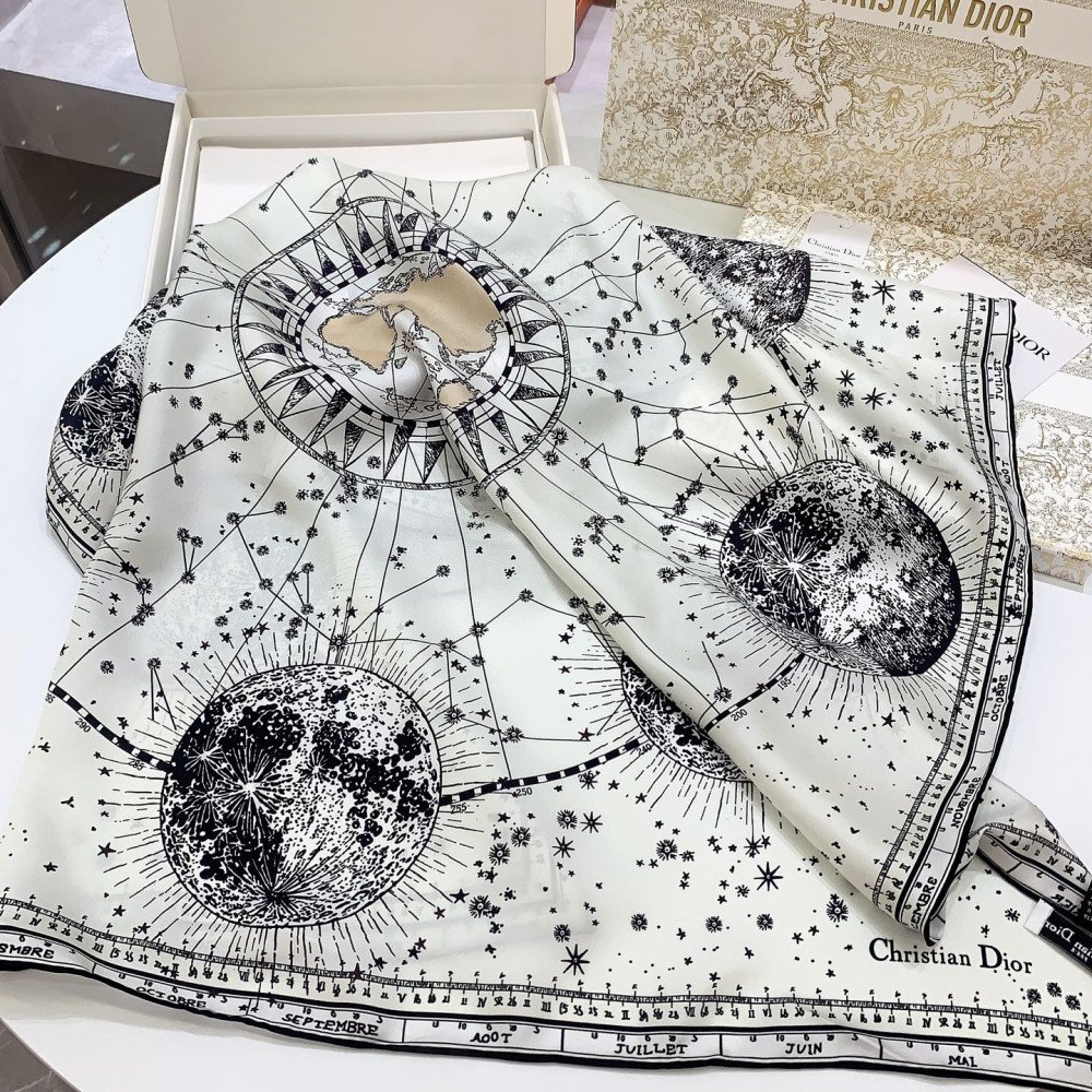 Dior 100% Mulberry Silk 90cm Scarf!  