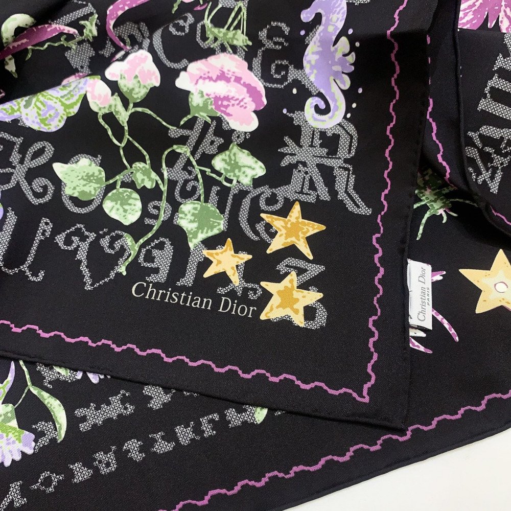 Dior 100% Mulberry Silk 90cm Scarf!  