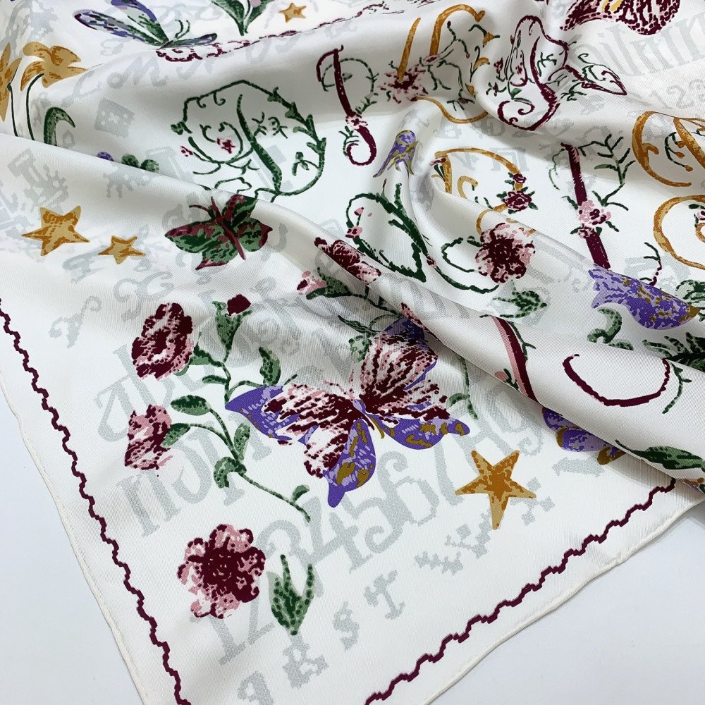 Dior 100% Mulberry Silk 90cm Scarf!  