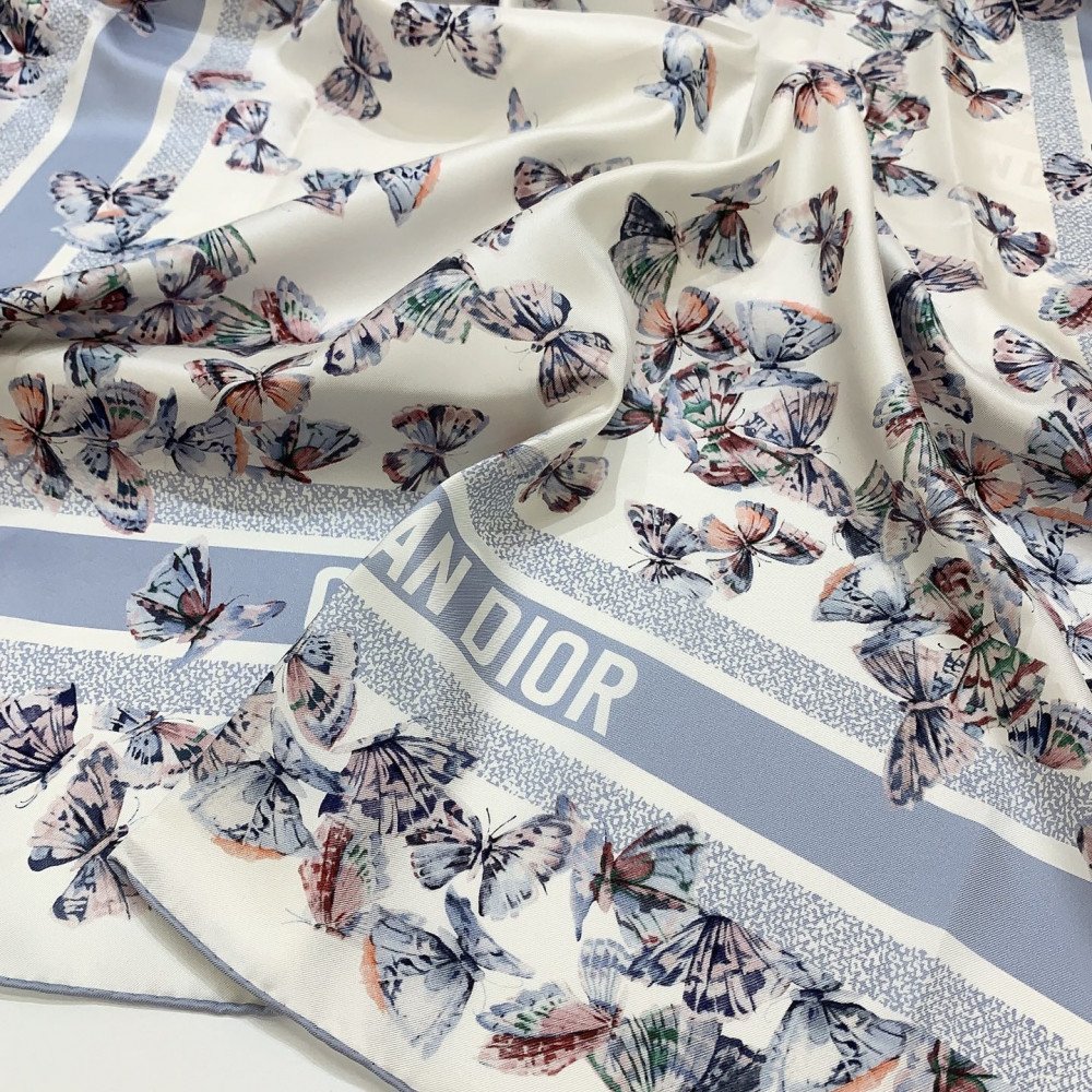 Dior 100% Mulberry Silk 90cm Scarf! Dior 100% Mulberry Silk 90cm Scarf!