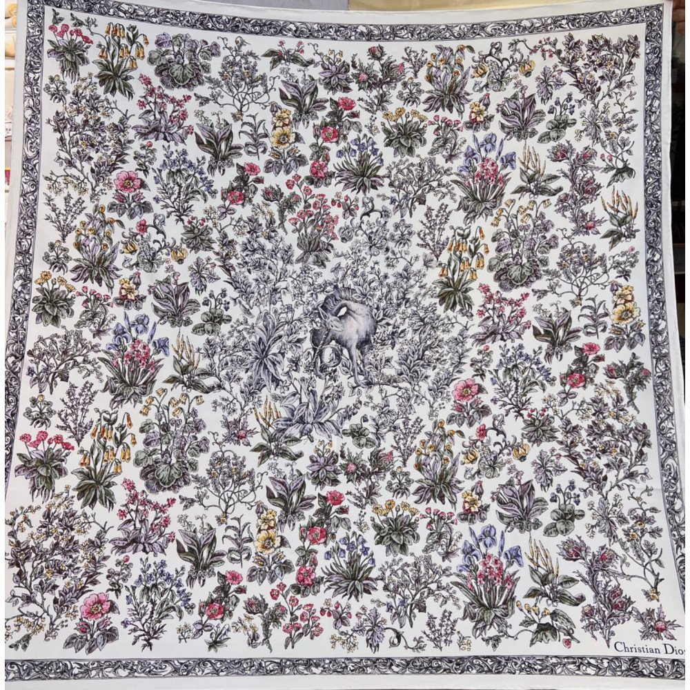 Dior 100% Mulberry Silk 90cm Scarf!  