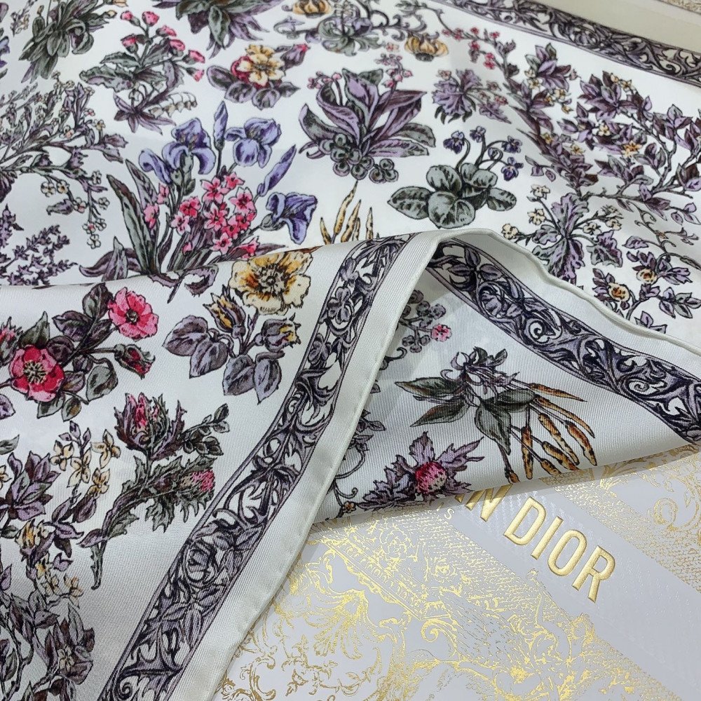 Dior 100% Mulberry Silk 90cm Scarf!  