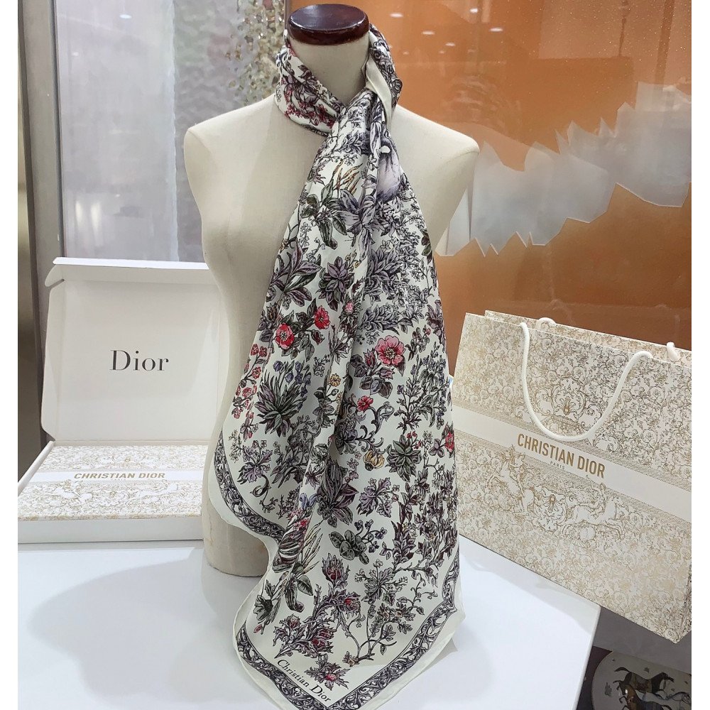 Dior 100% Mulberry Silk 90cm Scarf!  