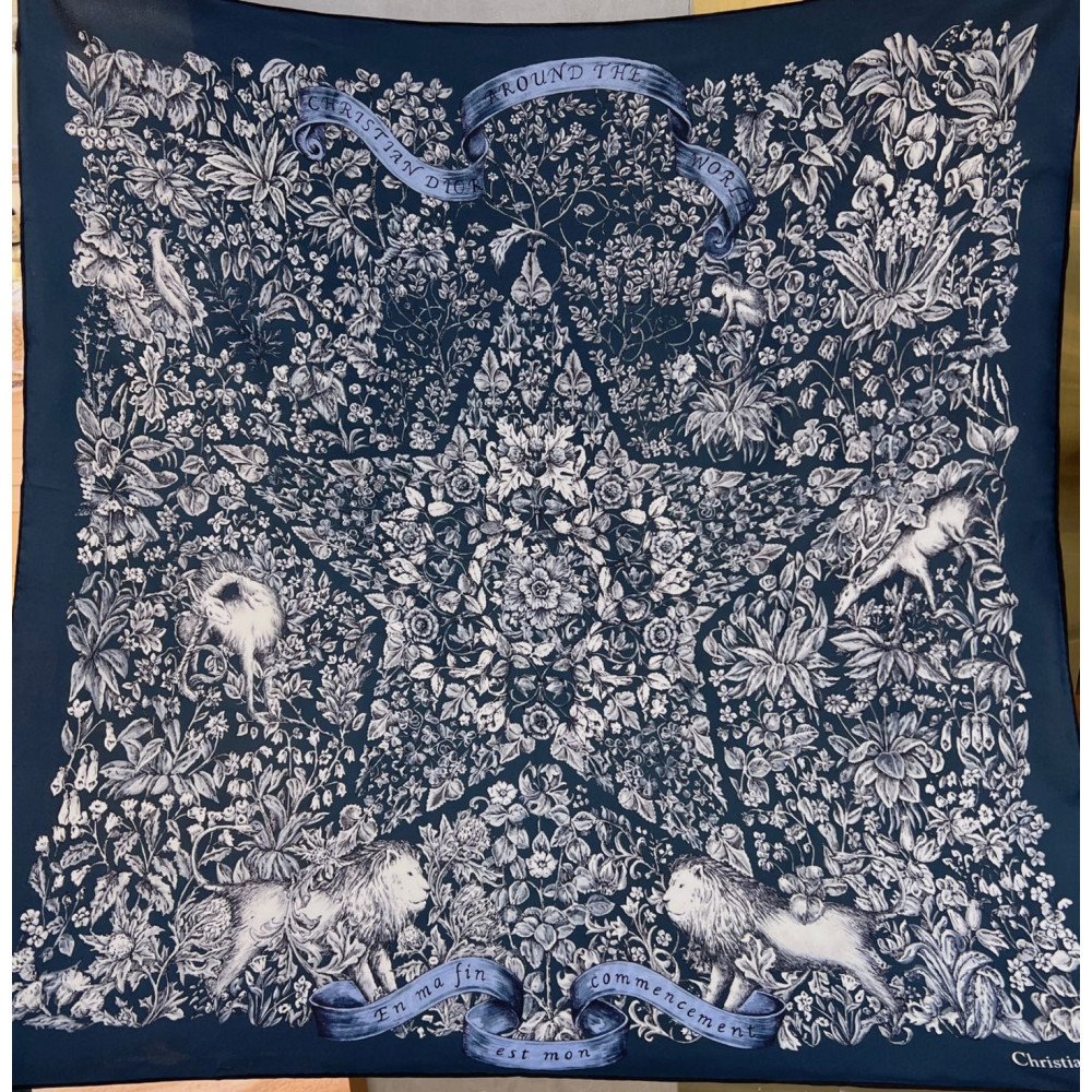 Dior 100% Mulberry Silk 90cm Scarf!  