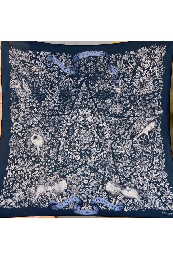 Dior 100% Mulberry Silk 90cm Scarf!  