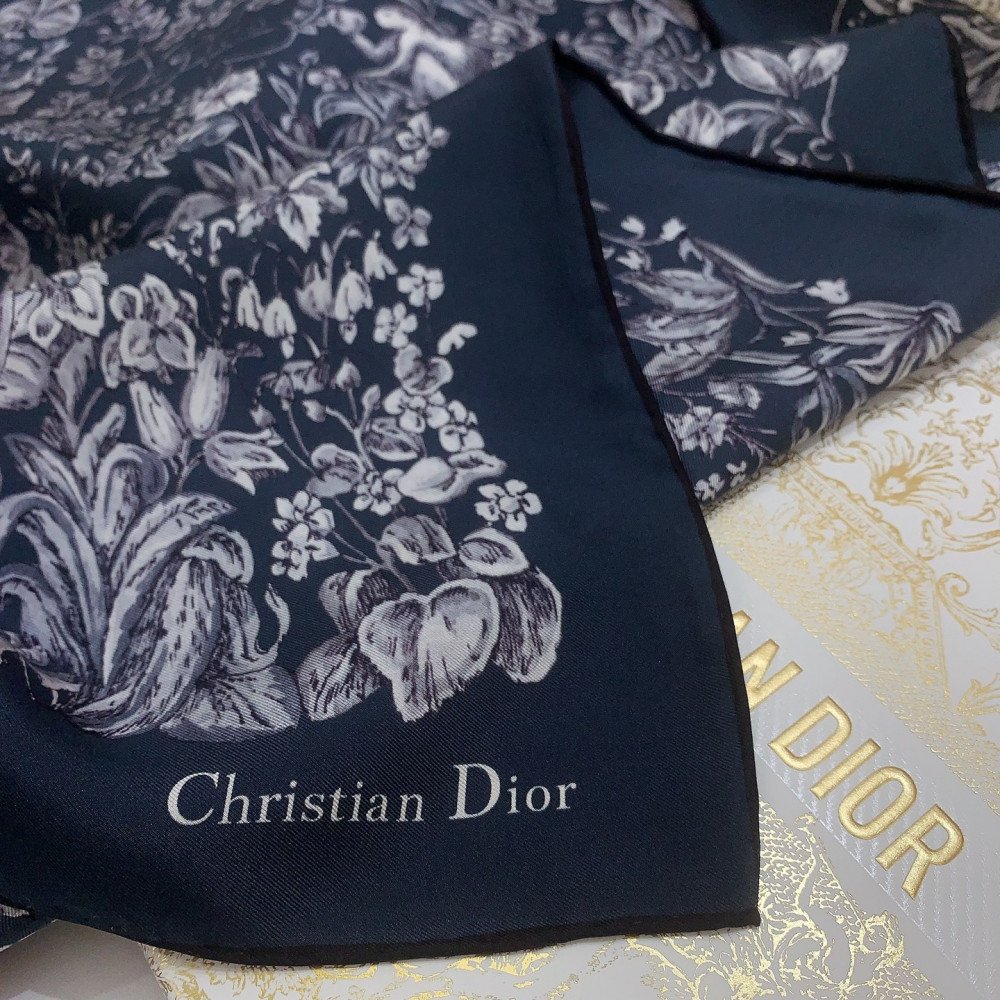 Dior 100% Mulberry Silk 90cm Scarf!  