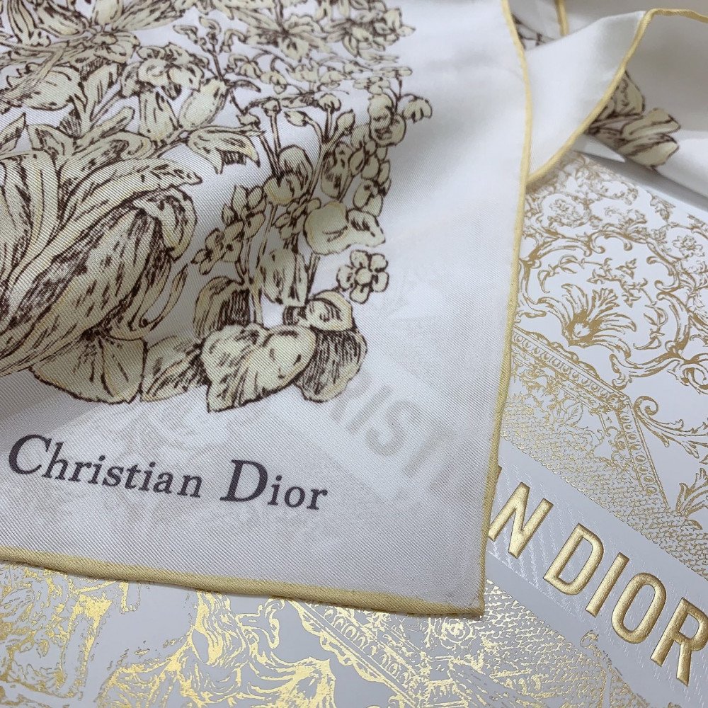 Dior 100% Mulberry Silk 90cm Scarf!  