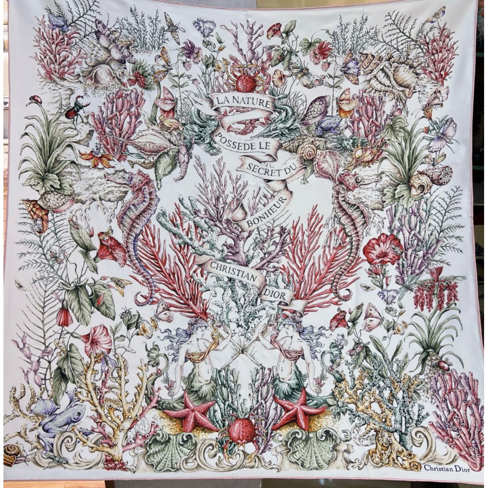 Dior 100% Mulberry Silk 90cm Scarf!  