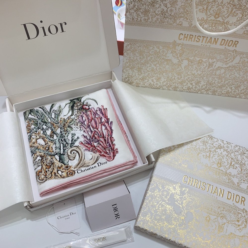 Dior 100% Mulberry Silk 90cm Scarf!  