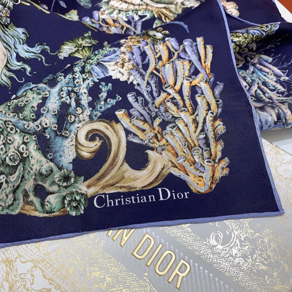 Dior 100% Mulberry Silk 90cm Scarf! Dior 100% Mulberry Silk 90cm Scarf!