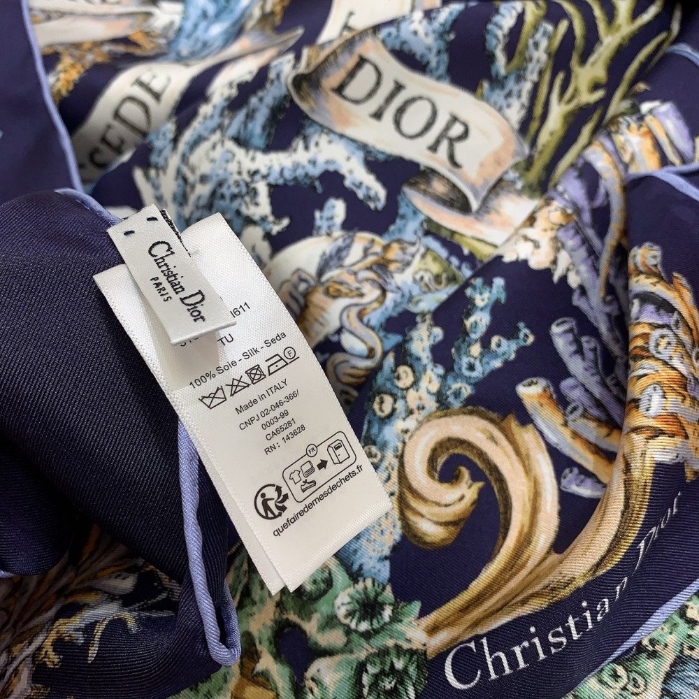 Dior 100% Mulberry Silk 90cm Scarf! Dior 100% Mulberry Silk 90cm Scarf!