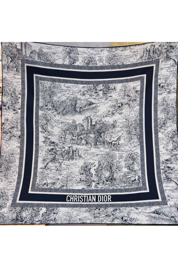 Dior 100% Mulberry Silk 90cm Scarf!  