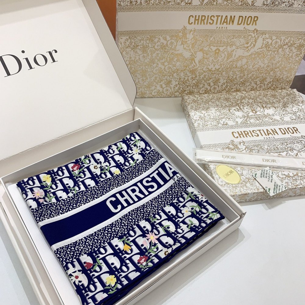 Dior 100% Mulberry Silk 90cm Scarf!  