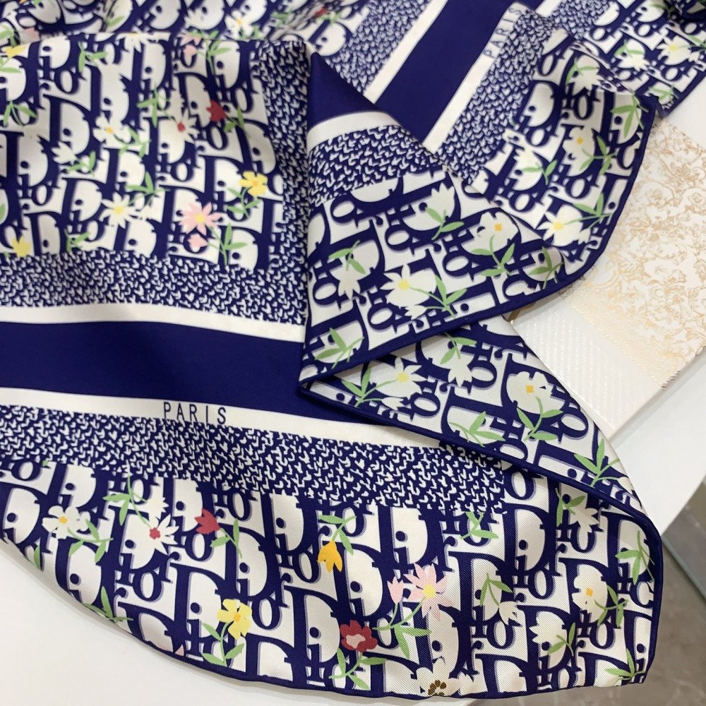 Dior 100% Mulberry Silk 90cm Scarf!  