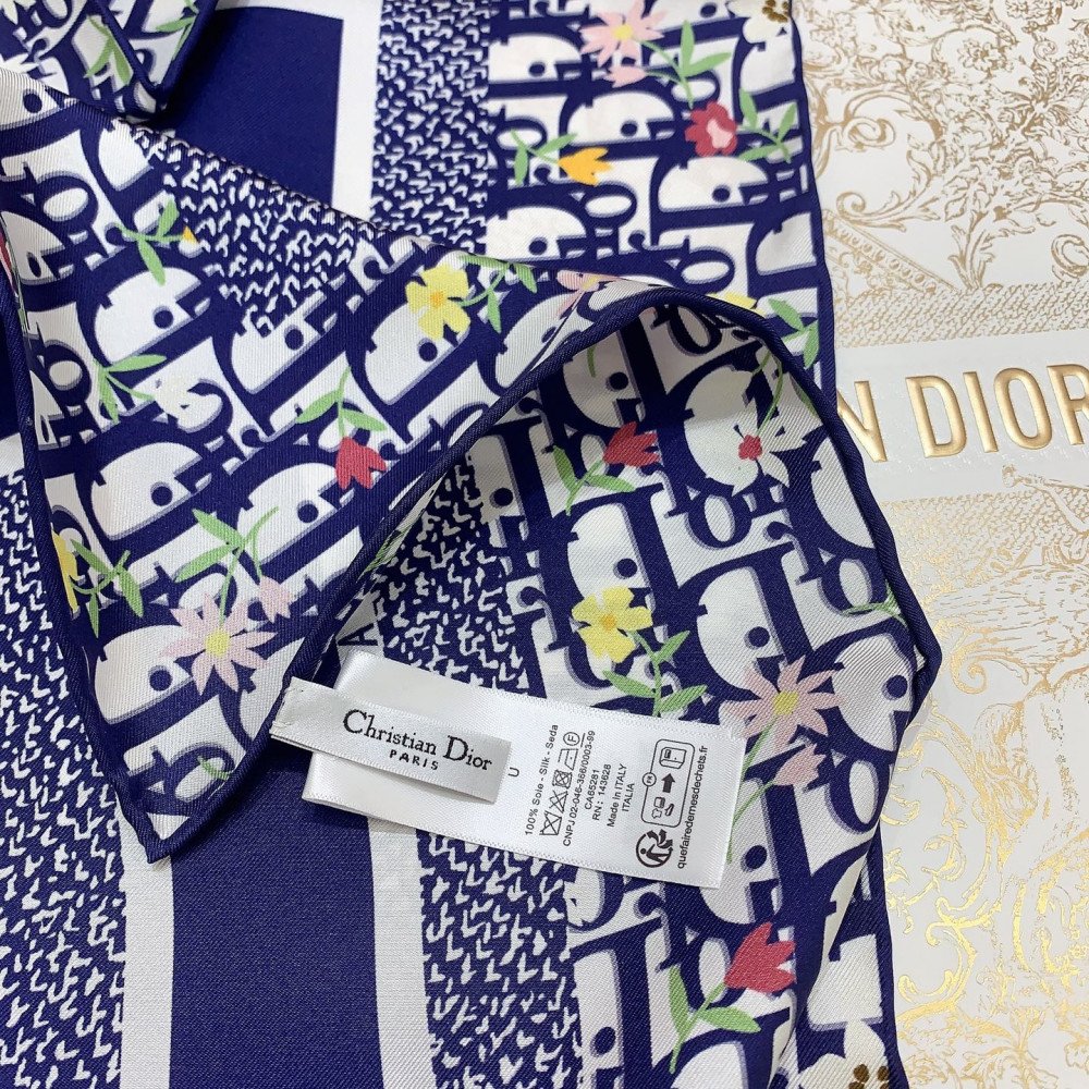 Dior 100% Mulberry Silk 90cm Scarf!  