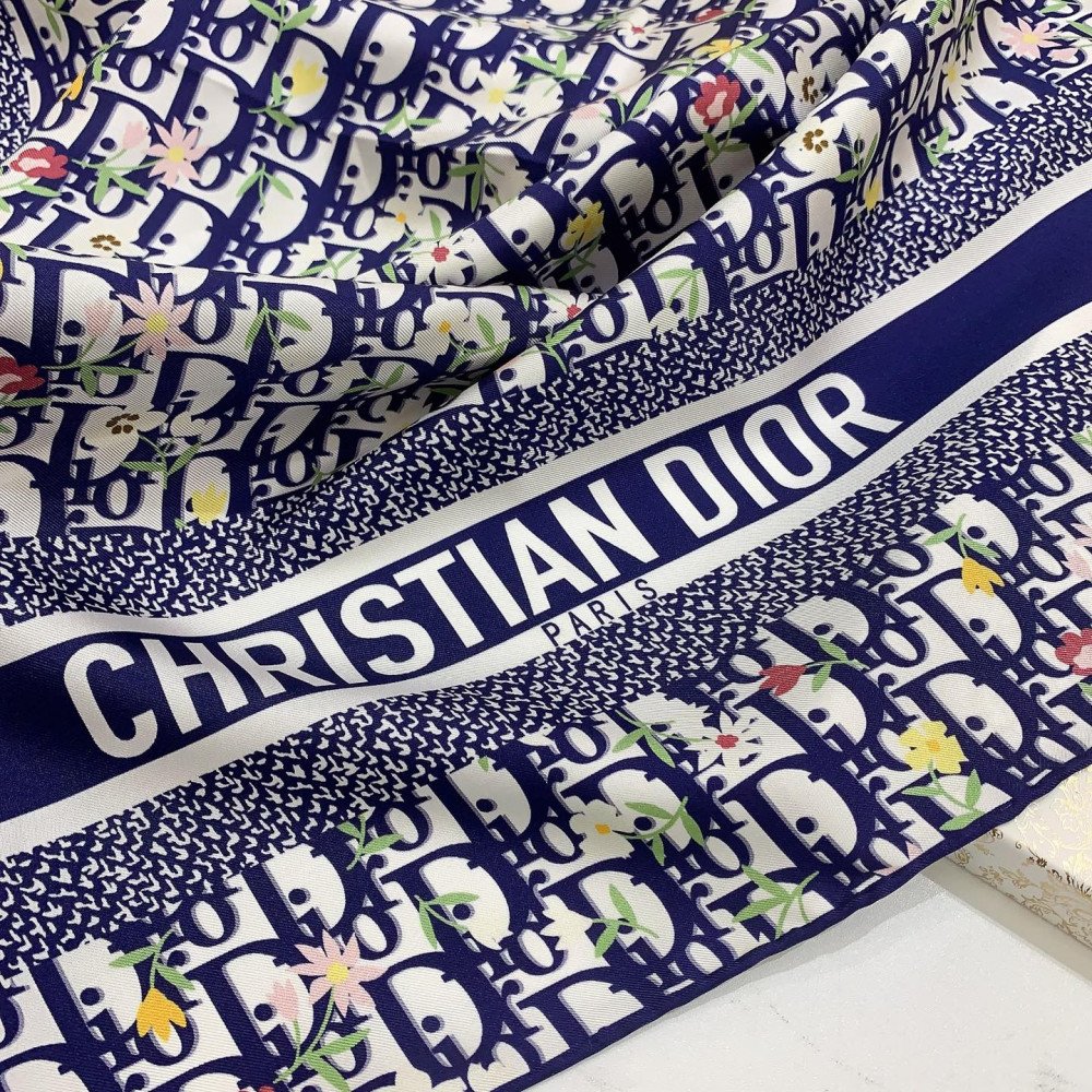Dior 100% Mulberry Silk 90cm Scarf!  