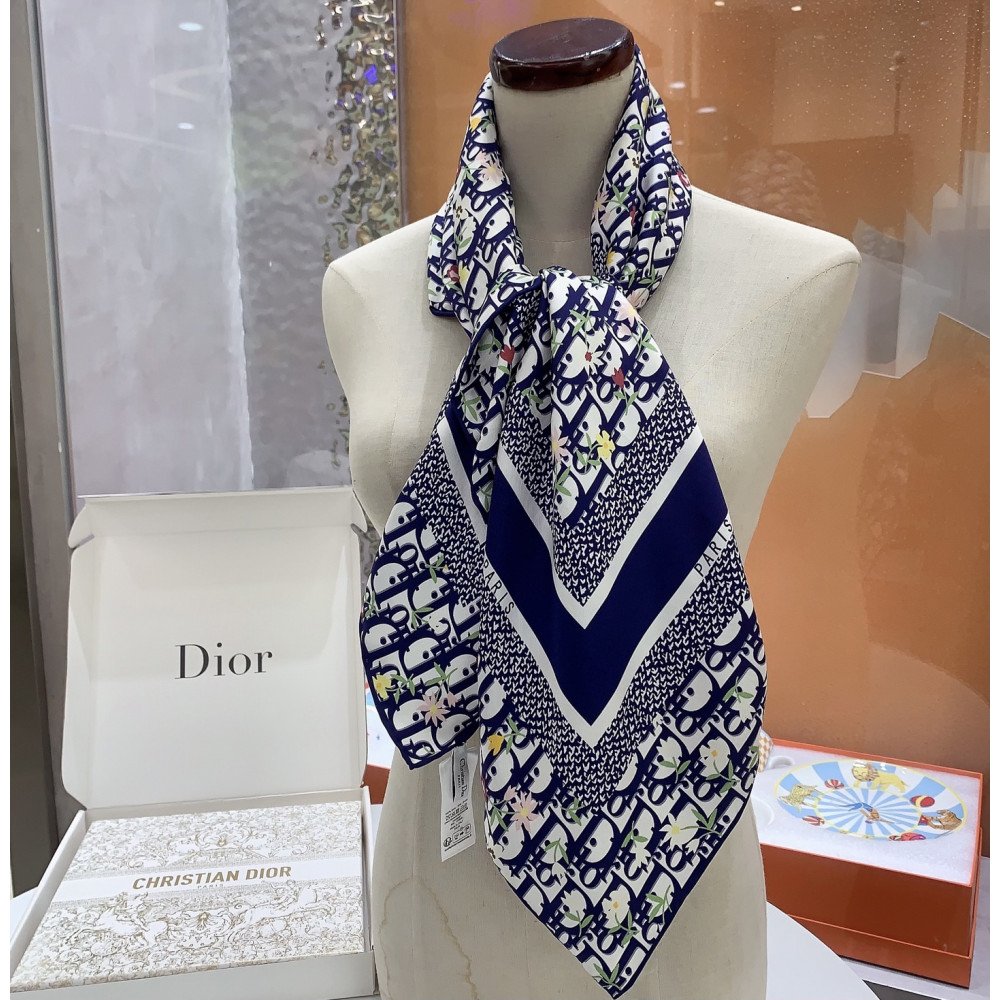 Dior 100% Mulberry Silk 90cm Scarf!  