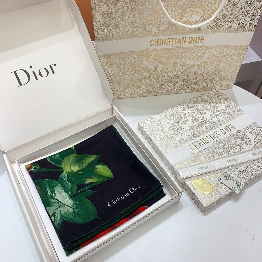 Dior 100% Mulberry Silk 90cm Scarf!  