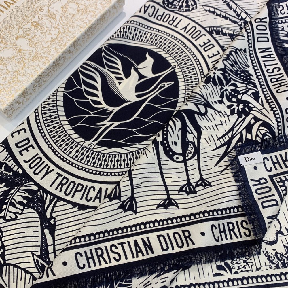 Dior 100% Mulberry Silk 90cm Scarf! Dior 100% Mulberry Silk 90cm Scarf!