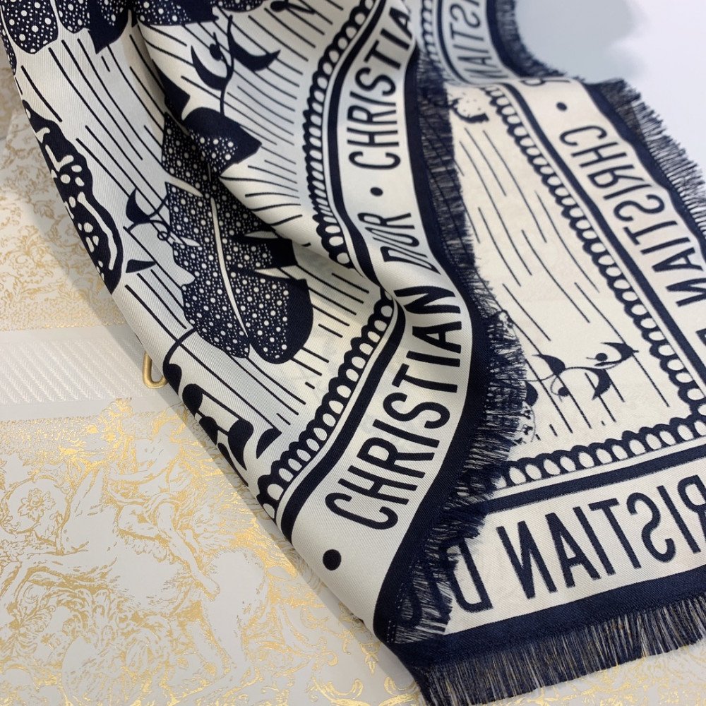 Dior 100% Mulberry Silk 90cm Scarf! Dior 100% Mulberry Silk 90cm Scarf!