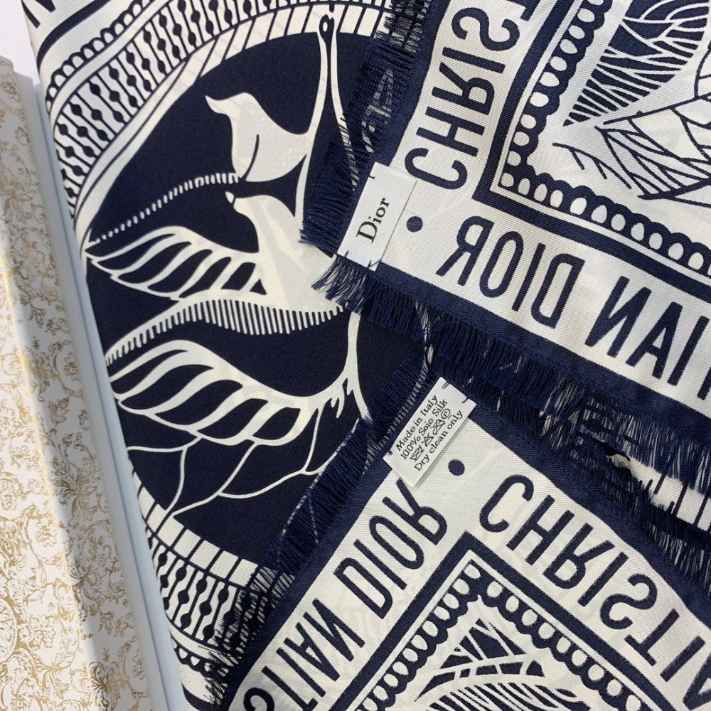 Dior 100% Mulberry Silk 90cm Scarf! Dior 100% Mulberry Silk 90cm Scarf!