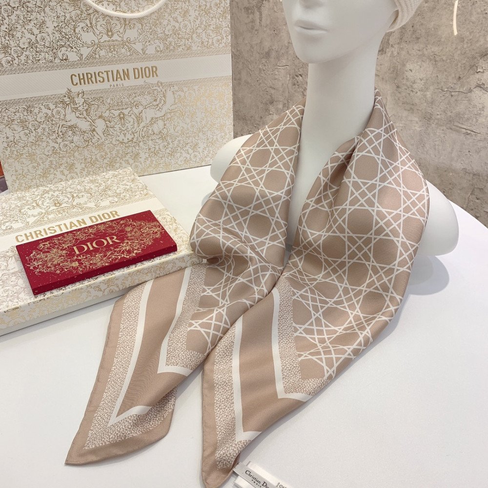 Dior 100% Mulberry Silk 90cm Scarf!  