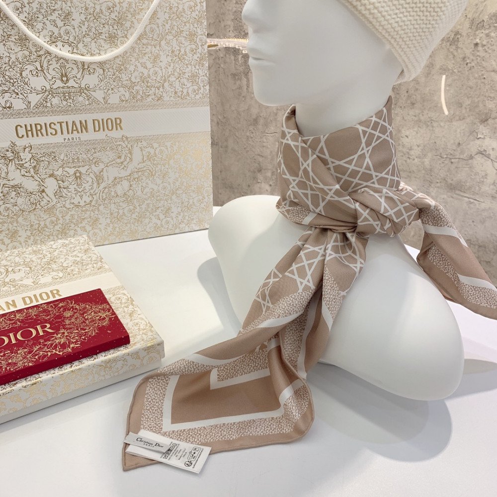Dior 100% Mulberry Silk 90cm Scarf!  