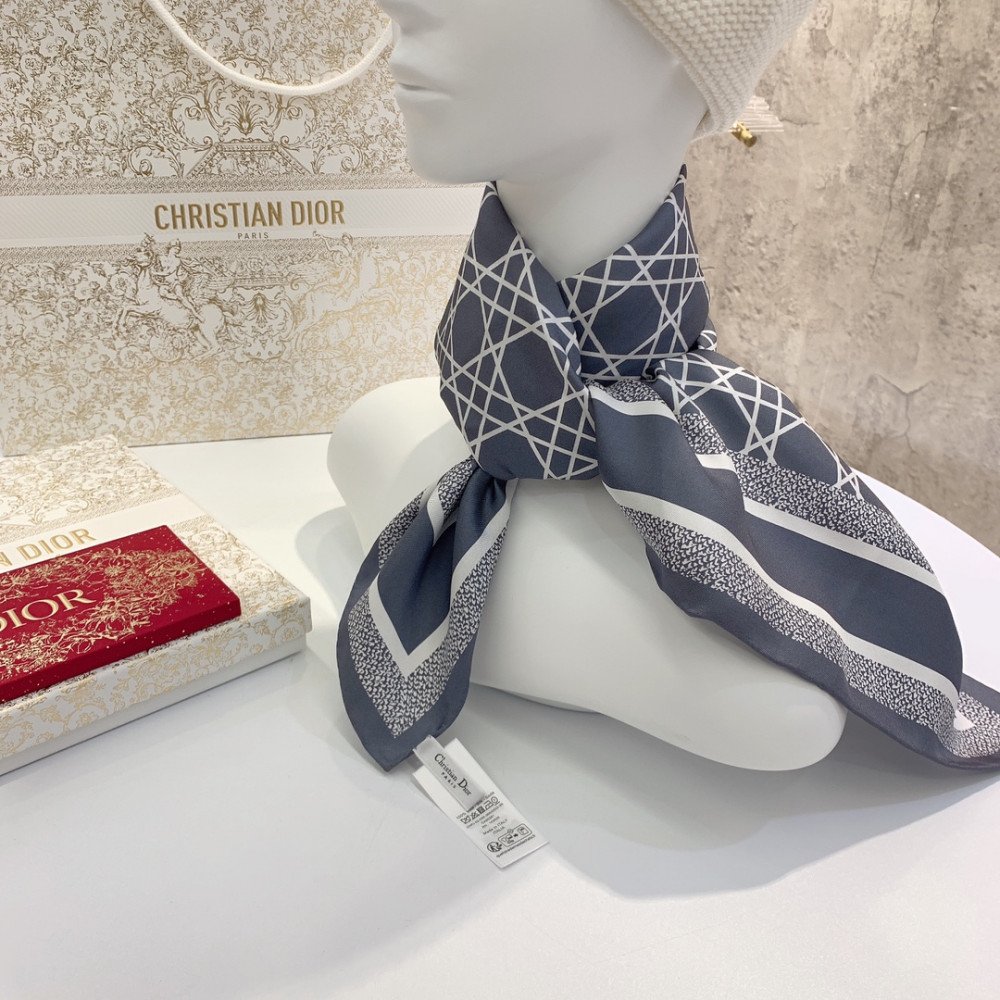 Dior 100% Mulberry Silk 90cm Scarf!  