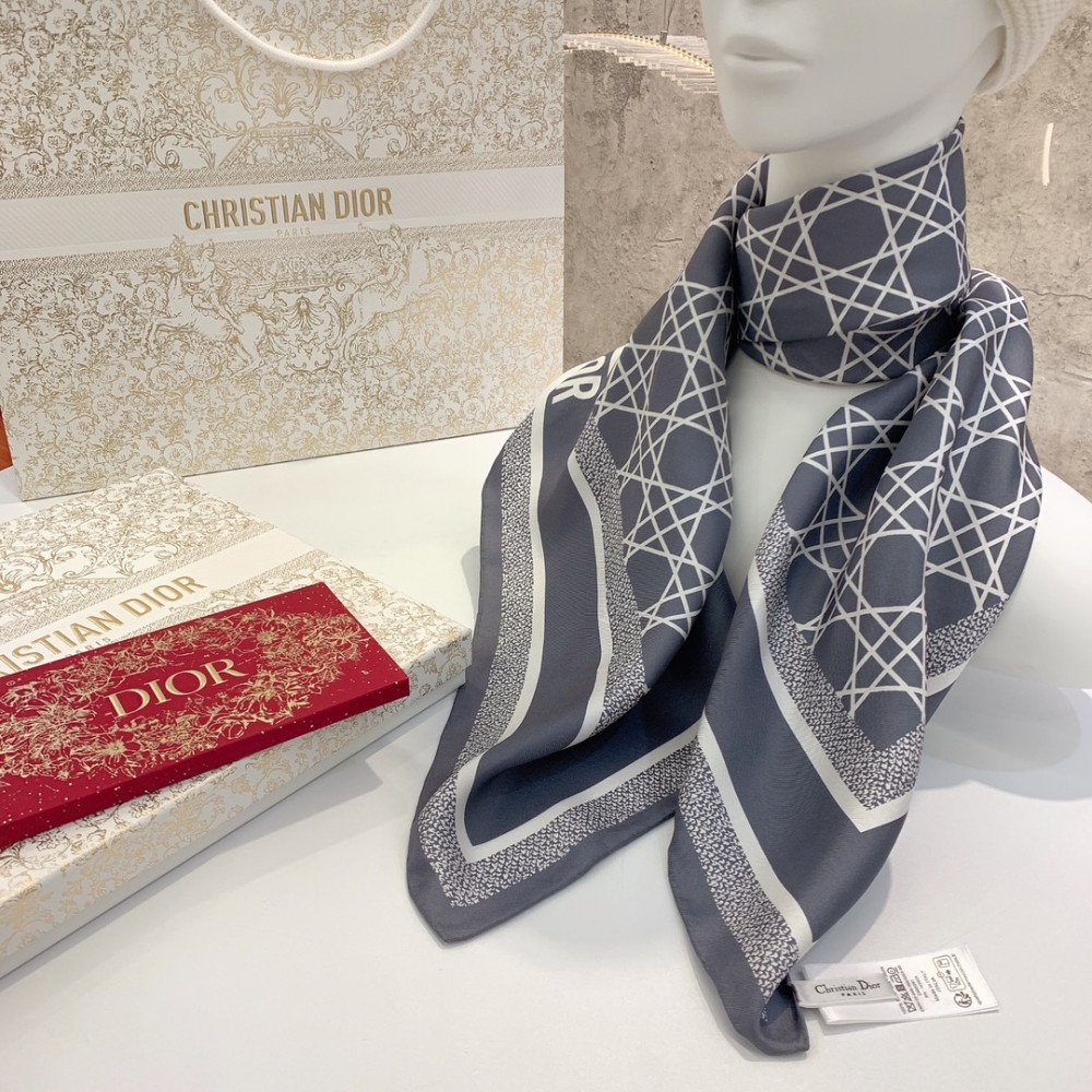 Dior 100% Mulberry Silk 90cm Scarf!  