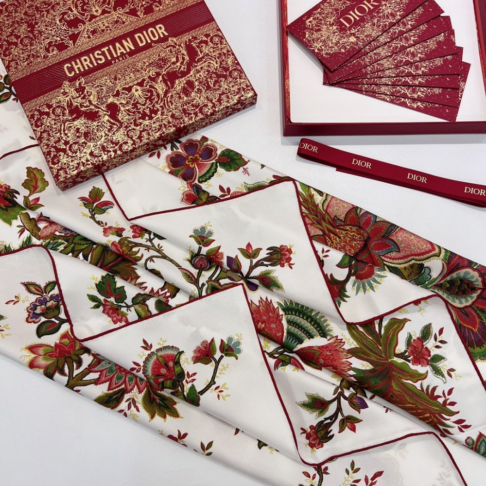 Dior 100% Mulberry Silk 90cm Scarf!  