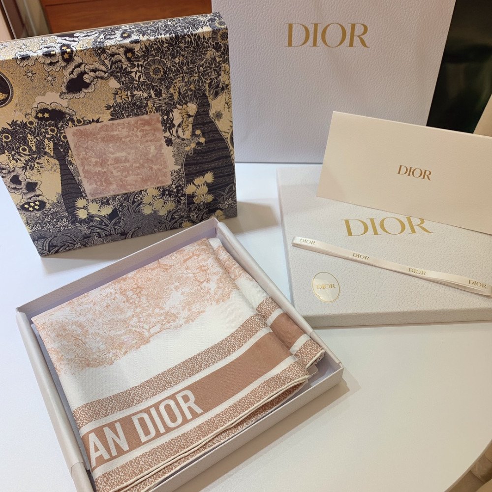 Dior 100% Mulberry Silk 90cm Scarf!  