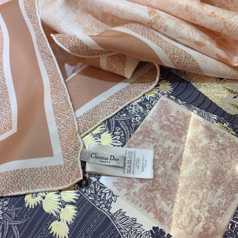 Dior 100% Mulberry Silk 90cm Scarf!  