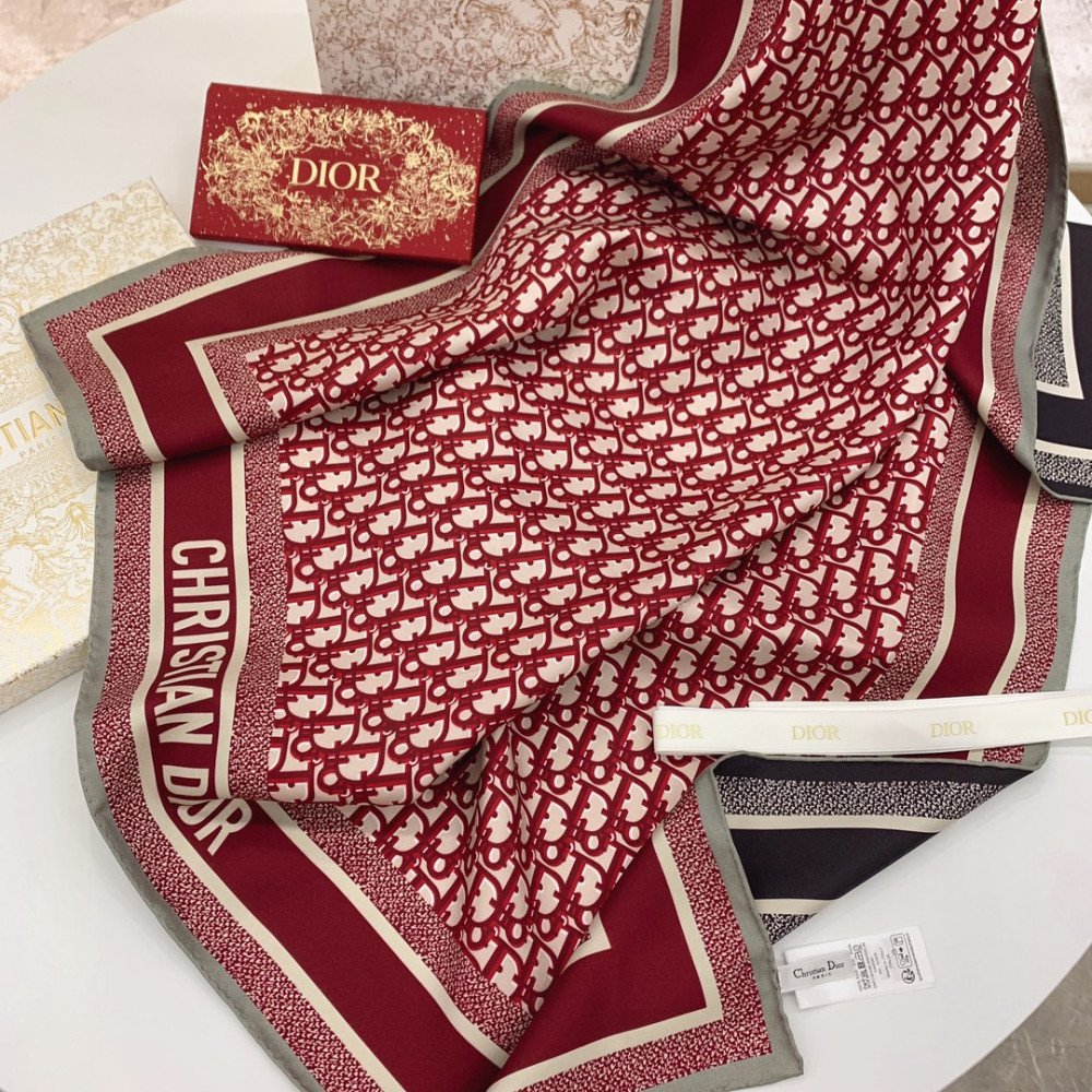 Dior 100% Mulberry Silk 90cm Scarf!  