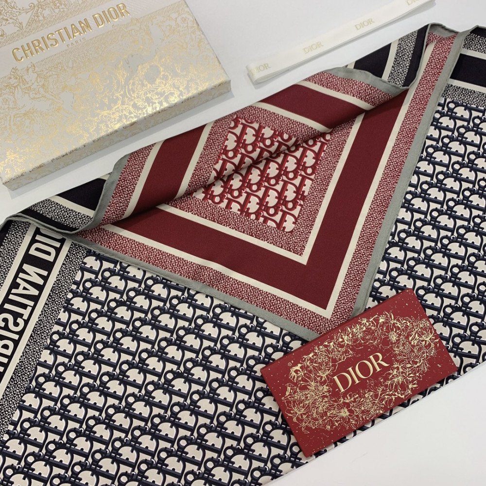 Dior 100% Mulberry Silk 90cm Scarf!  